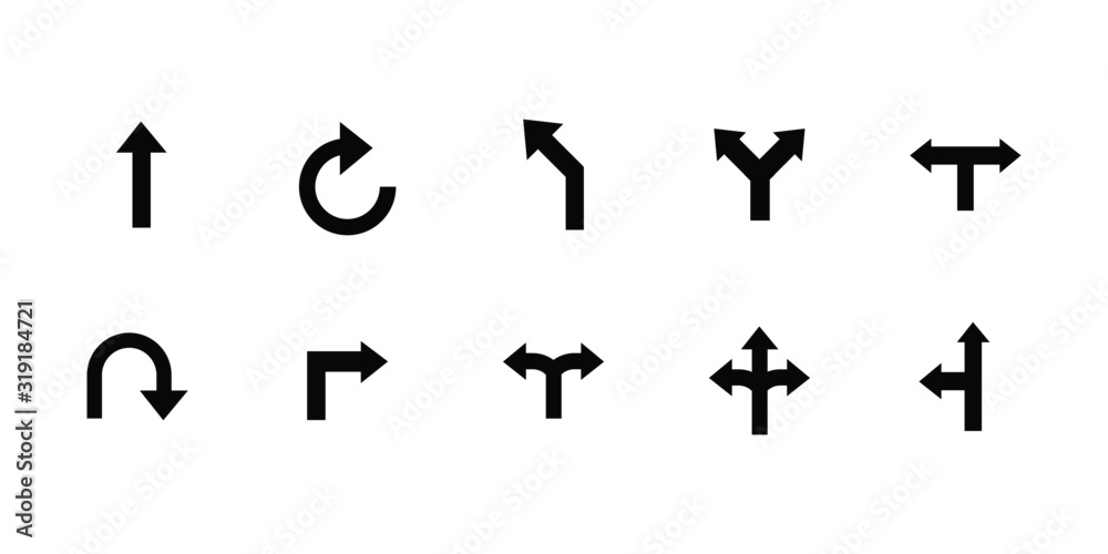 way direction isolated vector icon. road symbol icon way direction isolated vector icon. road symbol icon