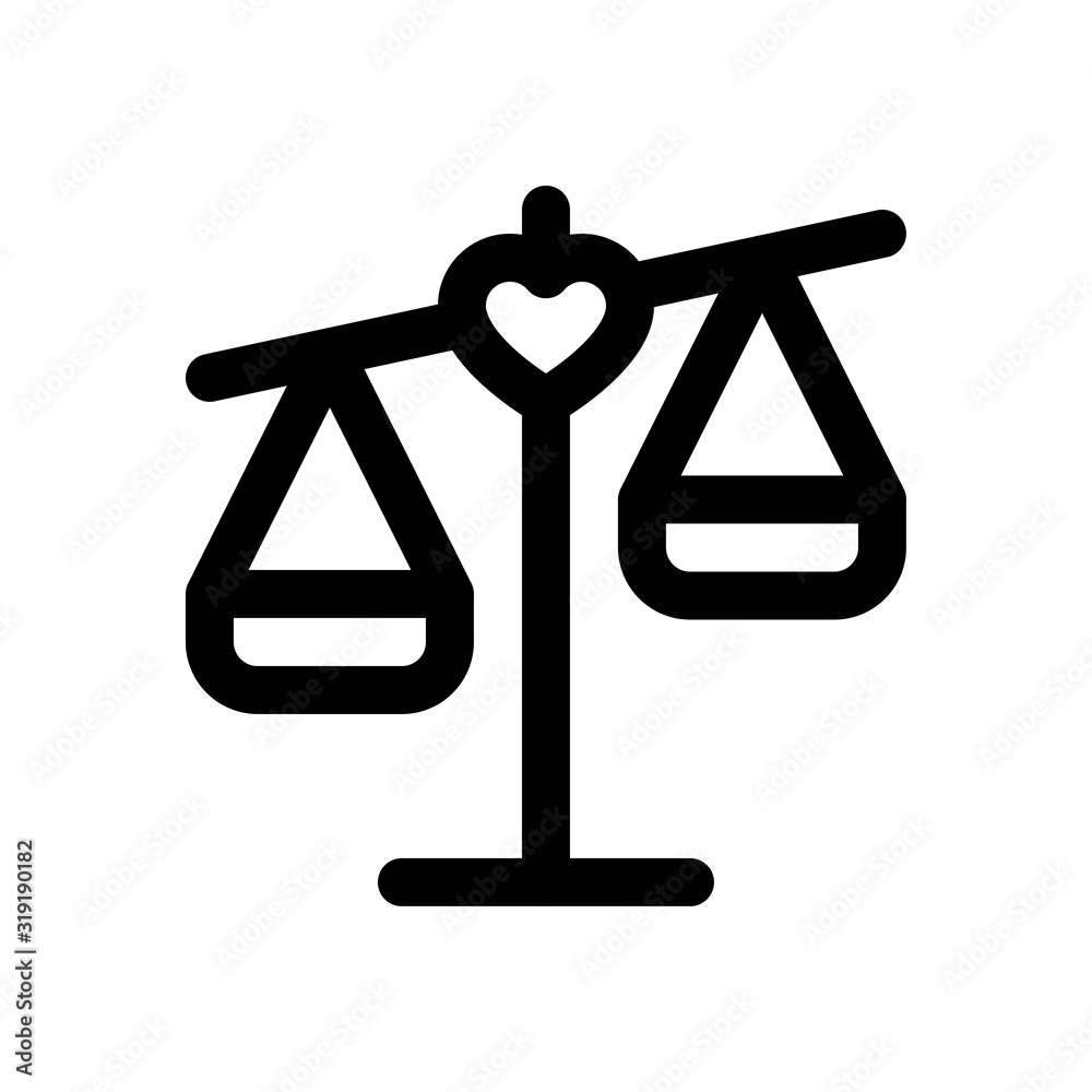love and wedding related weight scales with heart vector in lineal style, love and wedding related weight scales with heart vector in lineal style,