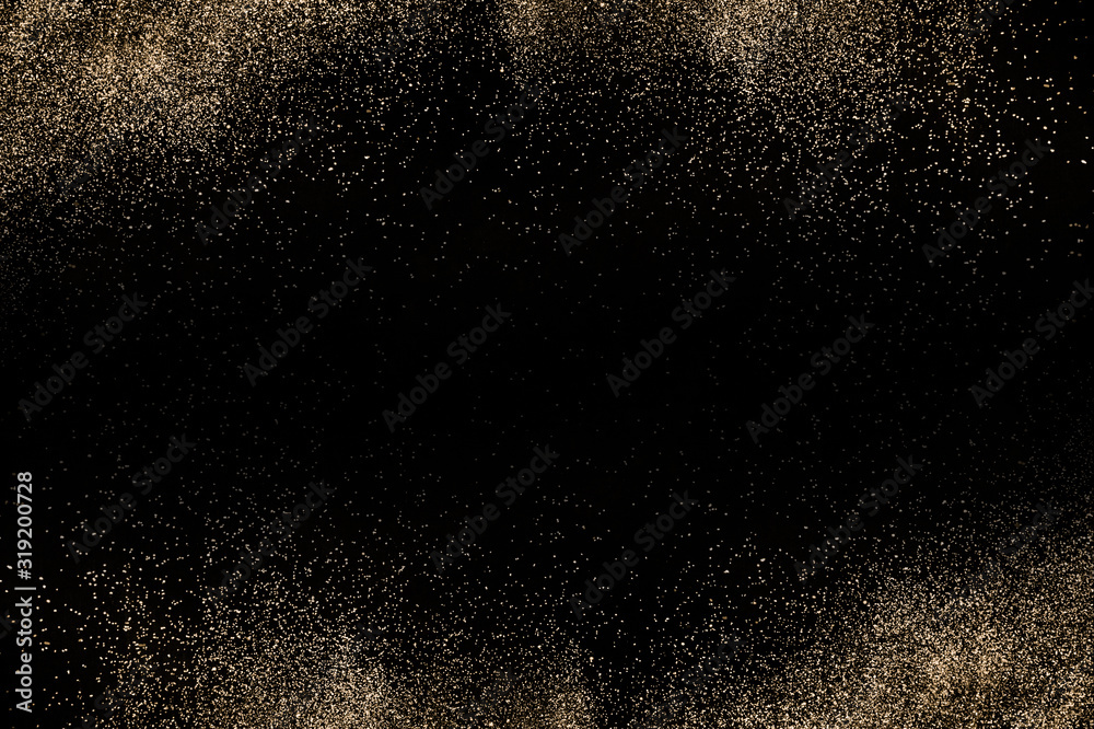 Fototapeta premium purple and blue ocean powder color splash