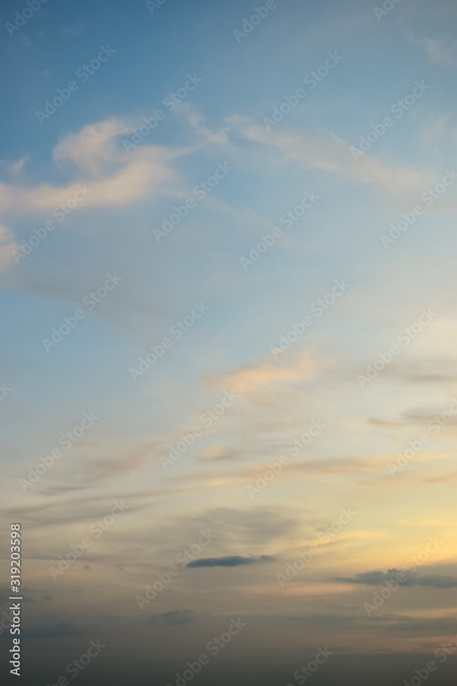 Obraz premium beautiful light in morning sky