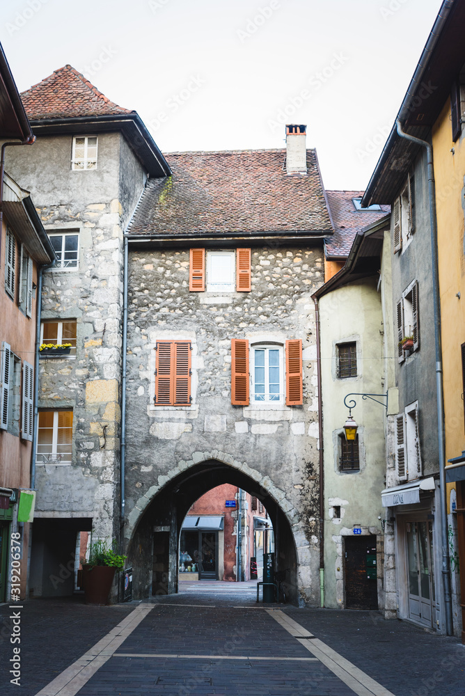 Stereets of Annecy, France