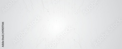 white and gray high technology background