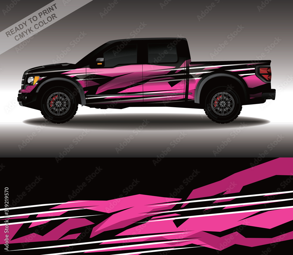 Car wrap decal design vector, custom livery race rally car vehicle sticker and tinting. Car wrap decal design vector, custom livery race rally car vehicle sticker and tinting.