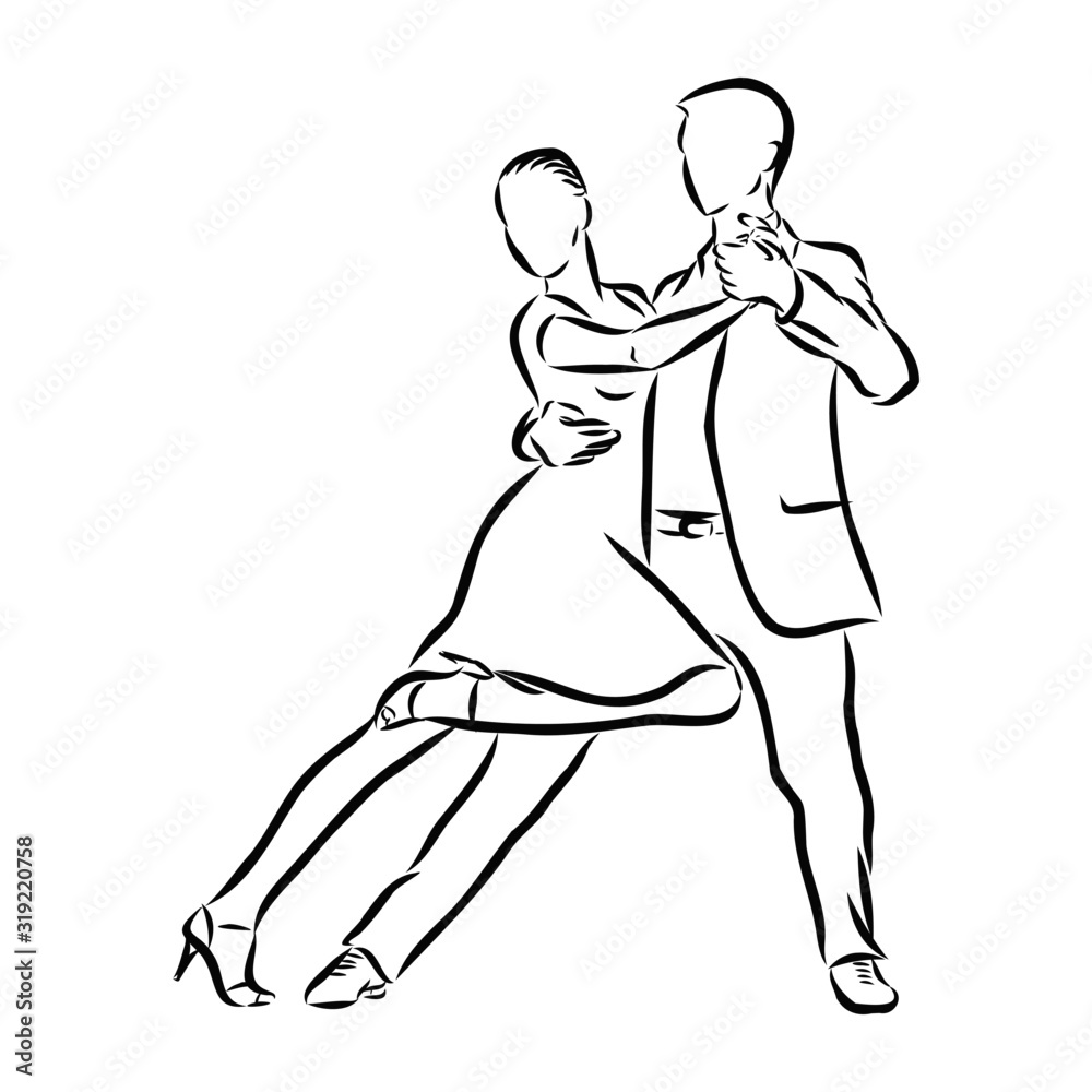 Fototapeta premium couple of lalino dancers