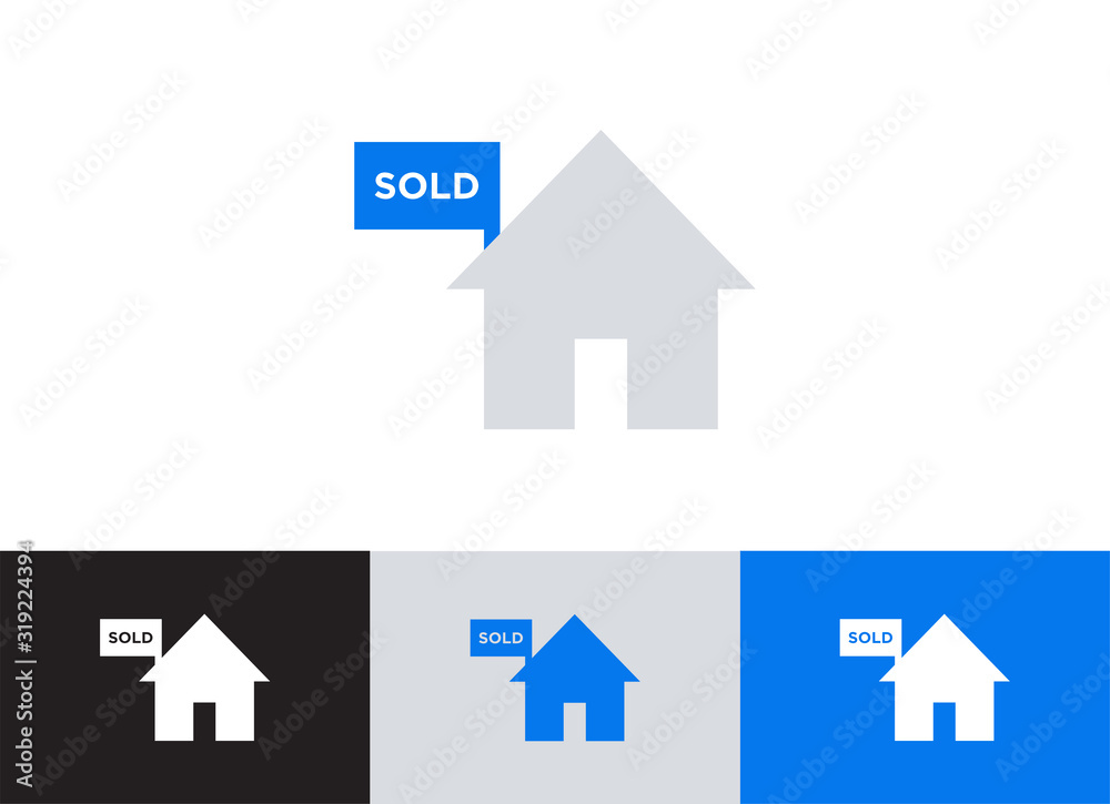 sold house glyph vector icon - ui icon vector sold house glyph vector icon - ui icon vector