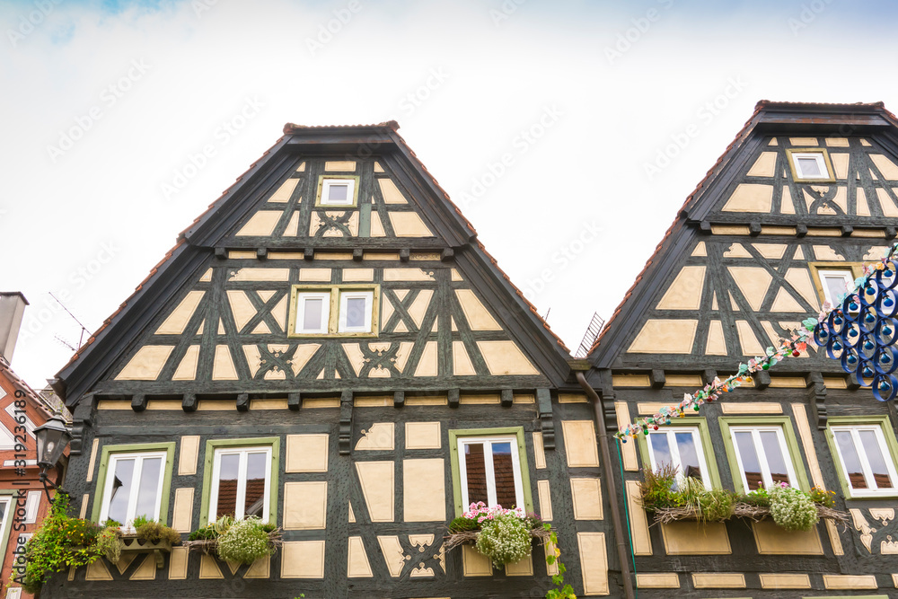 Obraz premium Half timbered houses in Besigheim. Germany