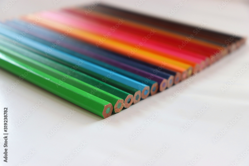 abstract background with colored pencils abstract background with colored pencils