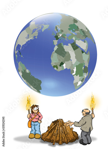 people producing global warming