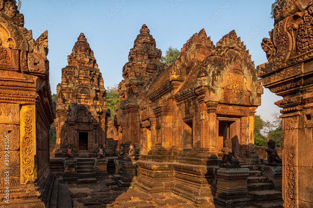 Die Tempelanlage Banteay Srei in Kambodscha