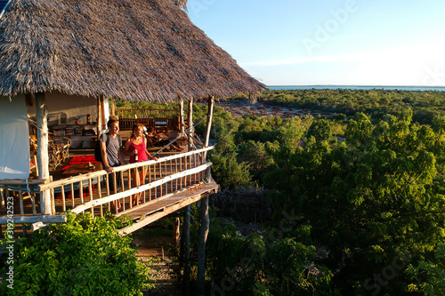 Traditional Hut House in Jozani Tanzania 