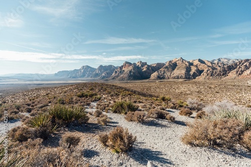 The view on Beautiful Red Rock Canyon's Scenic Drive