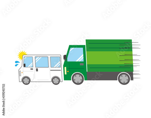 あおり運転　自動車　トラック　危険運転