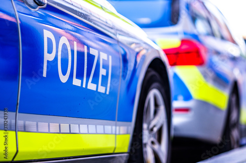 police car in germany photo