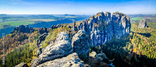 Fotografia schrammstein mountains