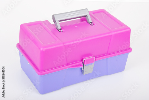 Household utensils; closed  Multi Purpose Plastic Box. photo