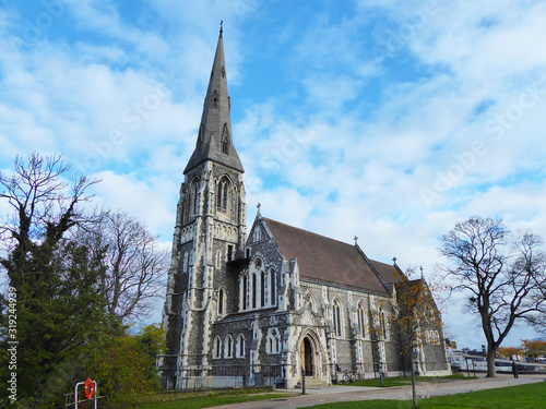 St Alban's Gothic Church in Copenhagen, Denmark