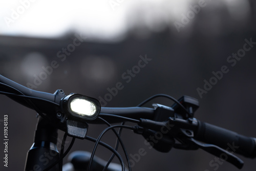 bicycle with front light
