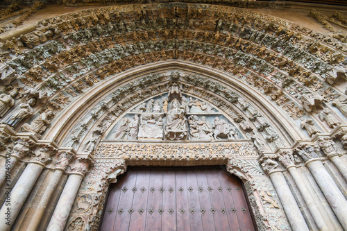 Portico of the Church Santa Maria la Real de Olite