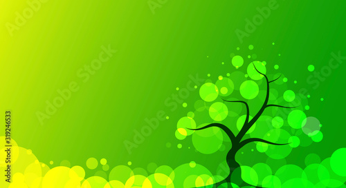 albero, piante, primavera, natura