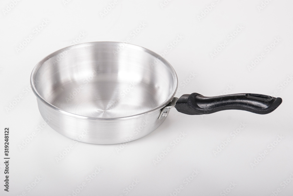 Frying pan on white background. Frying pan on white background.