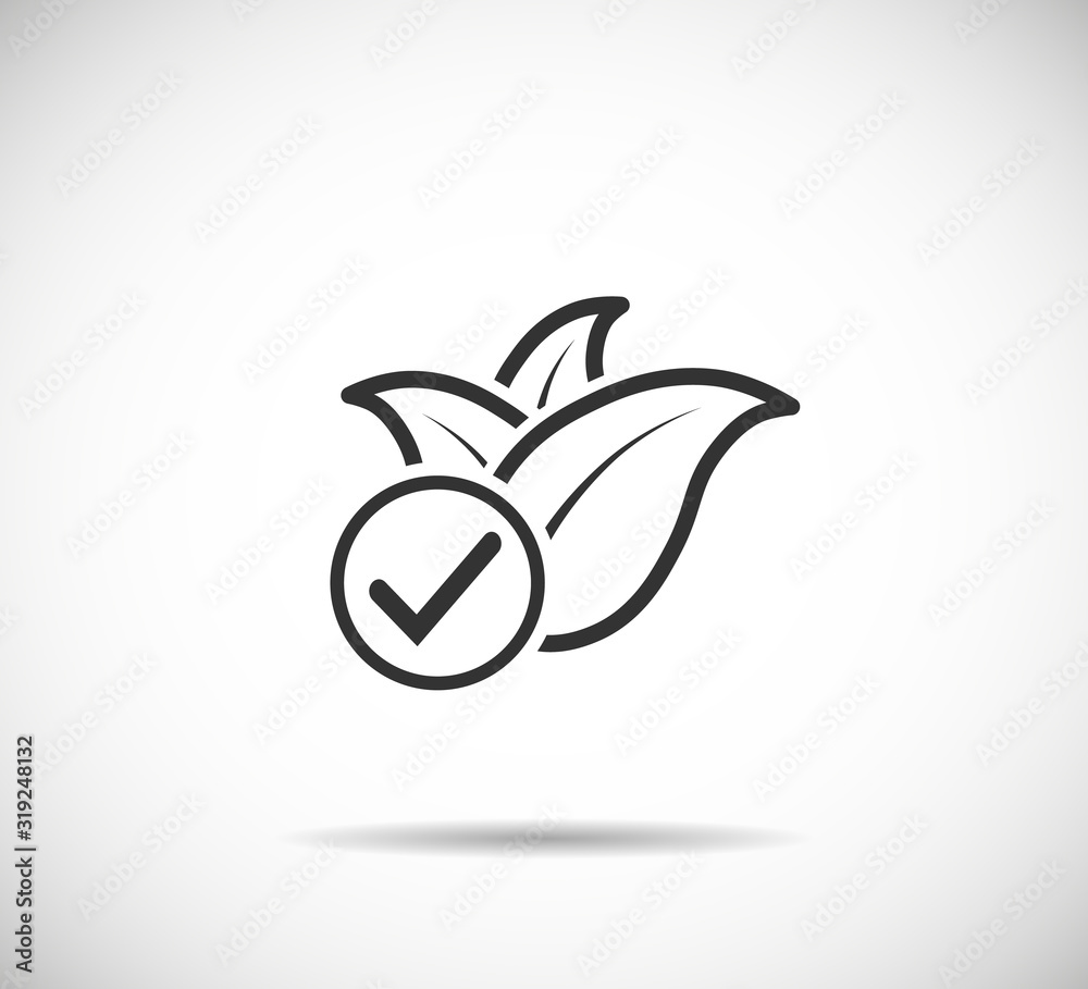 Naklejka premium Dermatologically tested vector