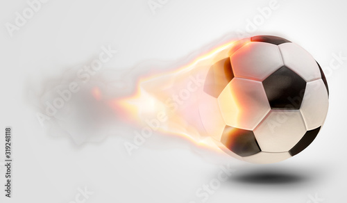 soccer ball fire flames 3d-...
