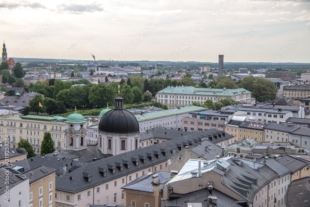 Fototapeta premium Panorama of Salzburg. Salzburg, Austria