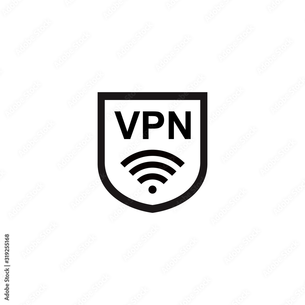 VPN icon vector. Virtual Private Network icon. Internet Security VPN Concept Icon VPN icon vector. Virtual Private Network icon. Internet Security VPN Concept Icon