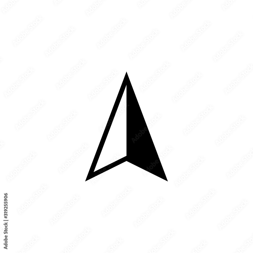 Compass vector icon template. Compass icons on white background. Compass vector icon template. Compass icons on white background.