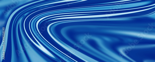 Abstract blue closeup image. Illustrated Image