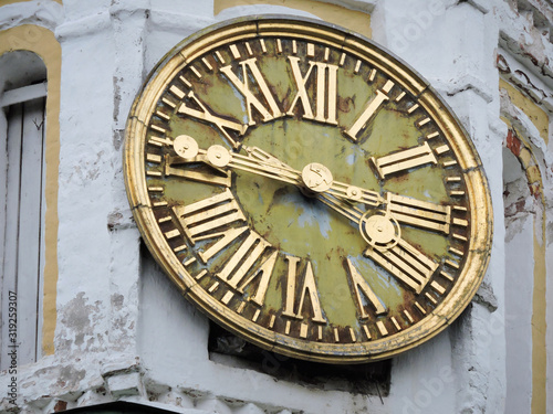 Old clock in prague