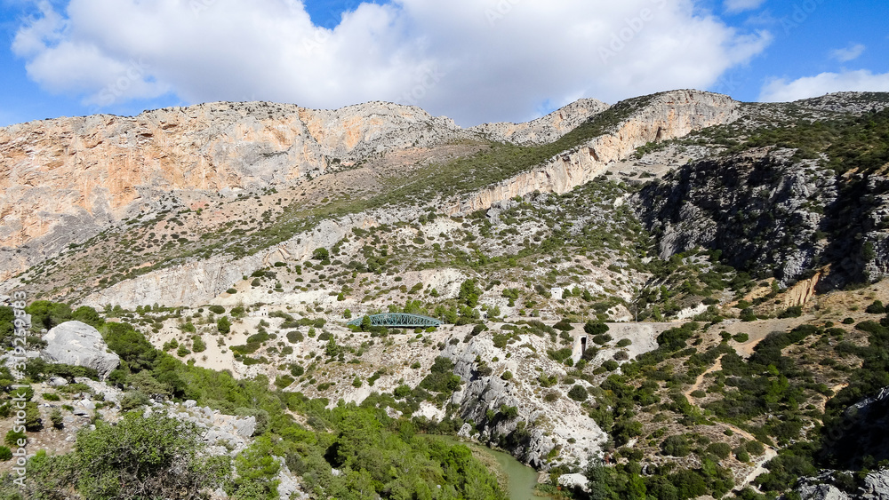 Caminito del Rey - a very beautiful track in Spain Caminito del Rey - a very beautiful track in Spain