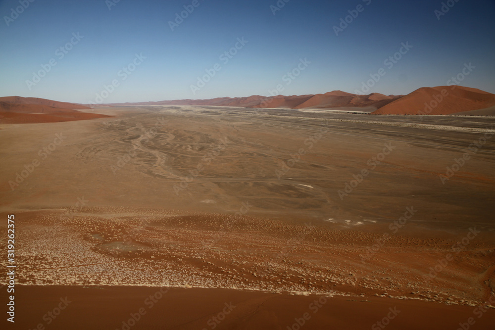 krajobraz pustynny pustyni namib w namibii