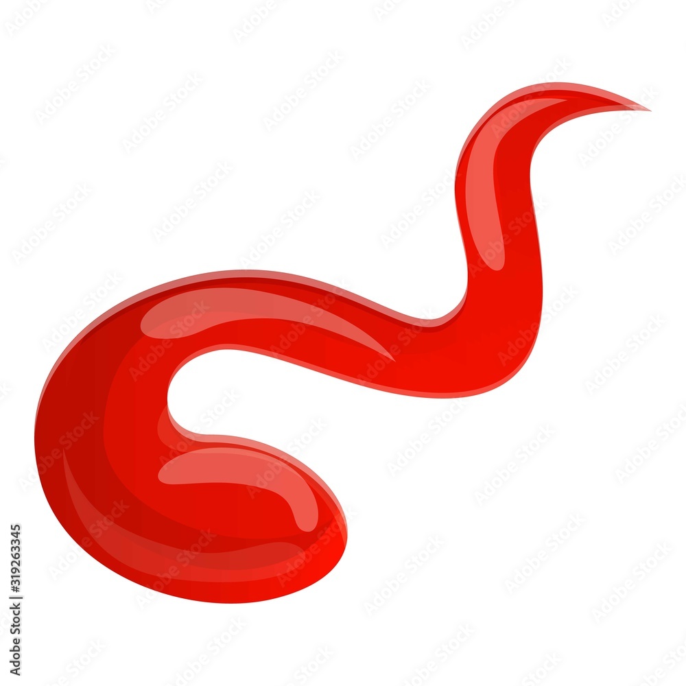 Tomato ketchup icon. Cartoon of tomato ketchup vector icon for web design isolated on white background Tomato ketchup icon. Cartoon of tomato ketchup vector icon for web design isolated on white background
