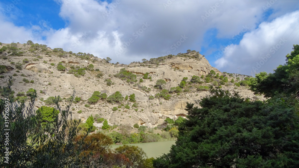 Naklejka premium Caminito del Rey - a very beautiful track in Spain
