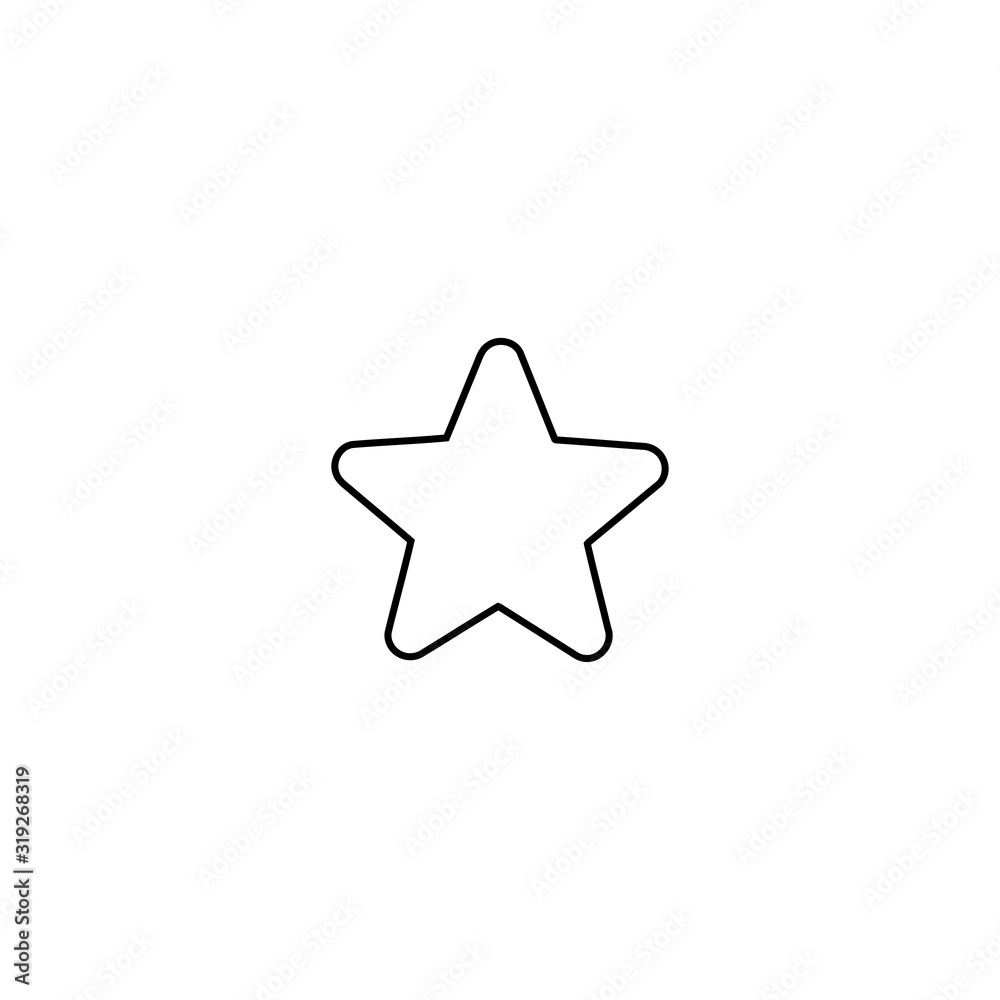 Star icon. Rank symbol. Logo design element Star icon. Rank symbol. Logo design element