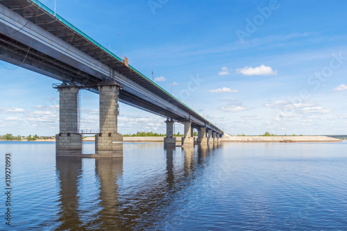 Bridge over the Volga in Tatarstan