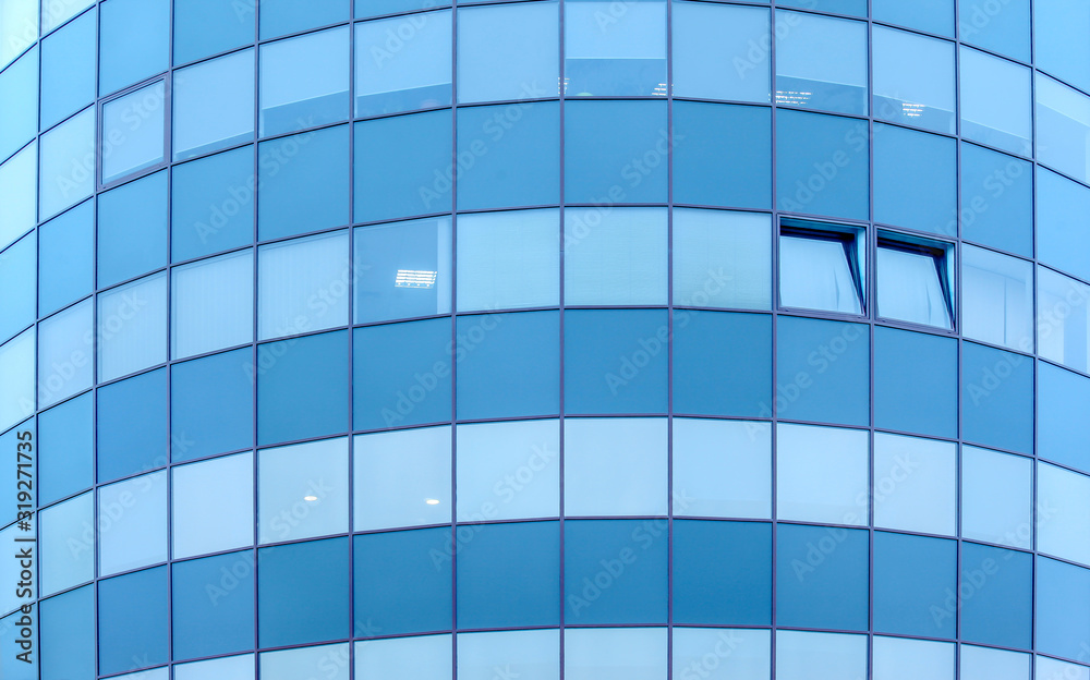 futuristic glass building with economic cooperation futuristic glass building with economic cooperation