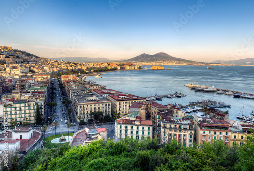 panorama of the gulf of Naples with Vesuvius - Italy