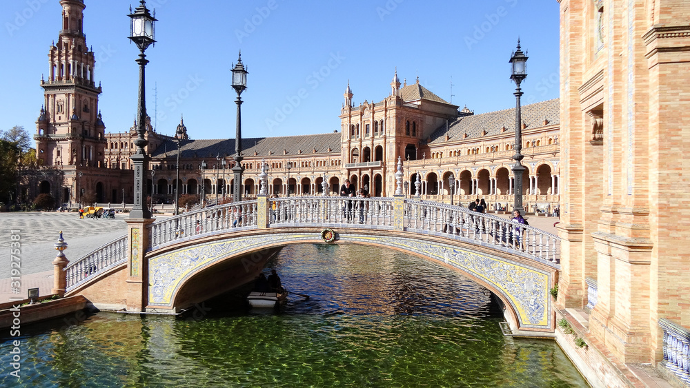 Seville is a solemn city in Andalusia, Spain