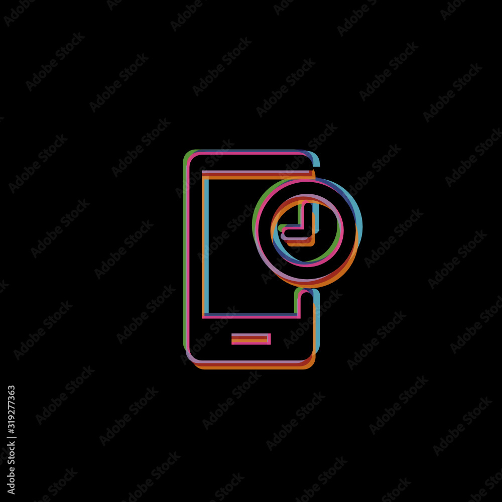 Mobile Idle - App Icon Stock Vector | Adobe Stock