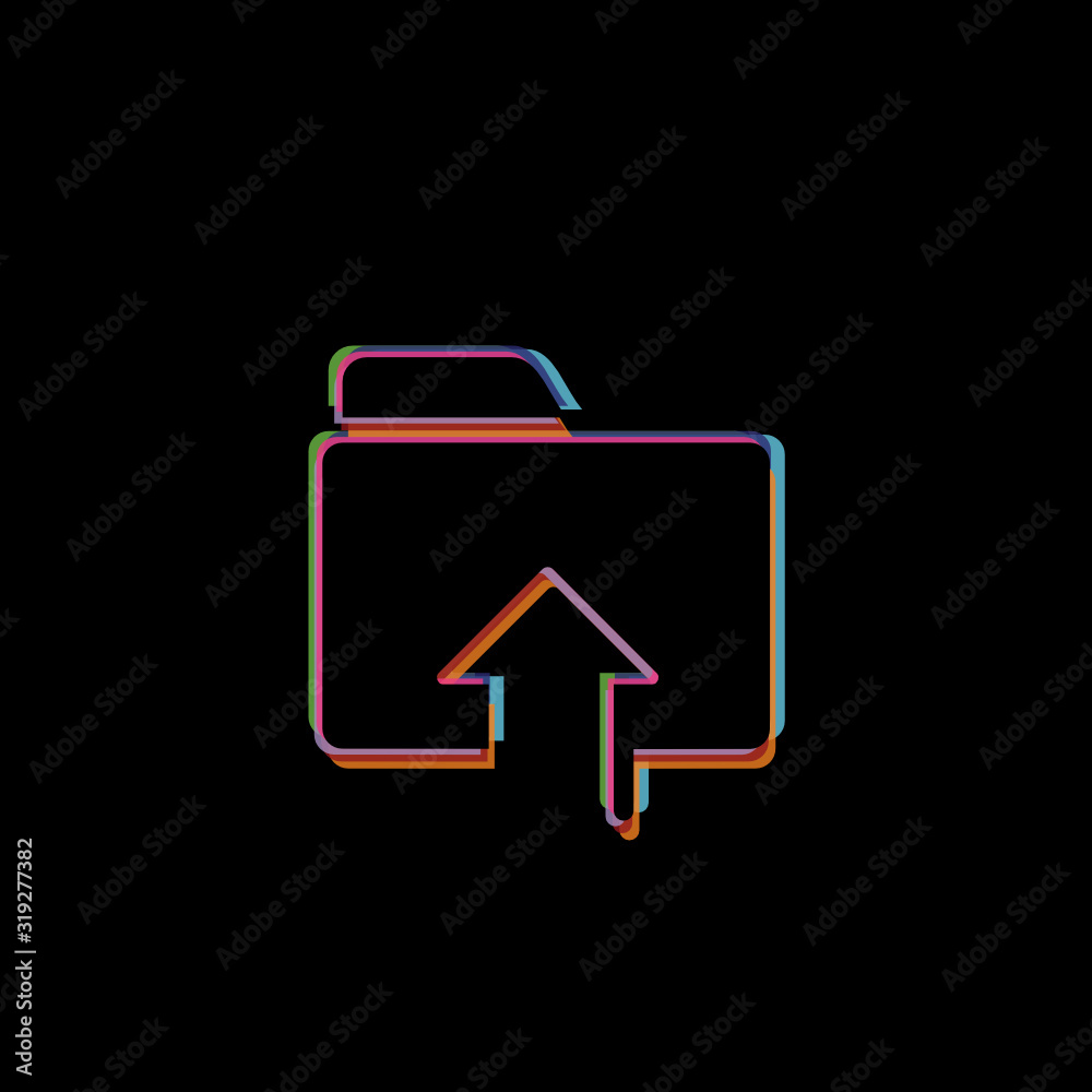 Obraz premium Upload Online - App Icon