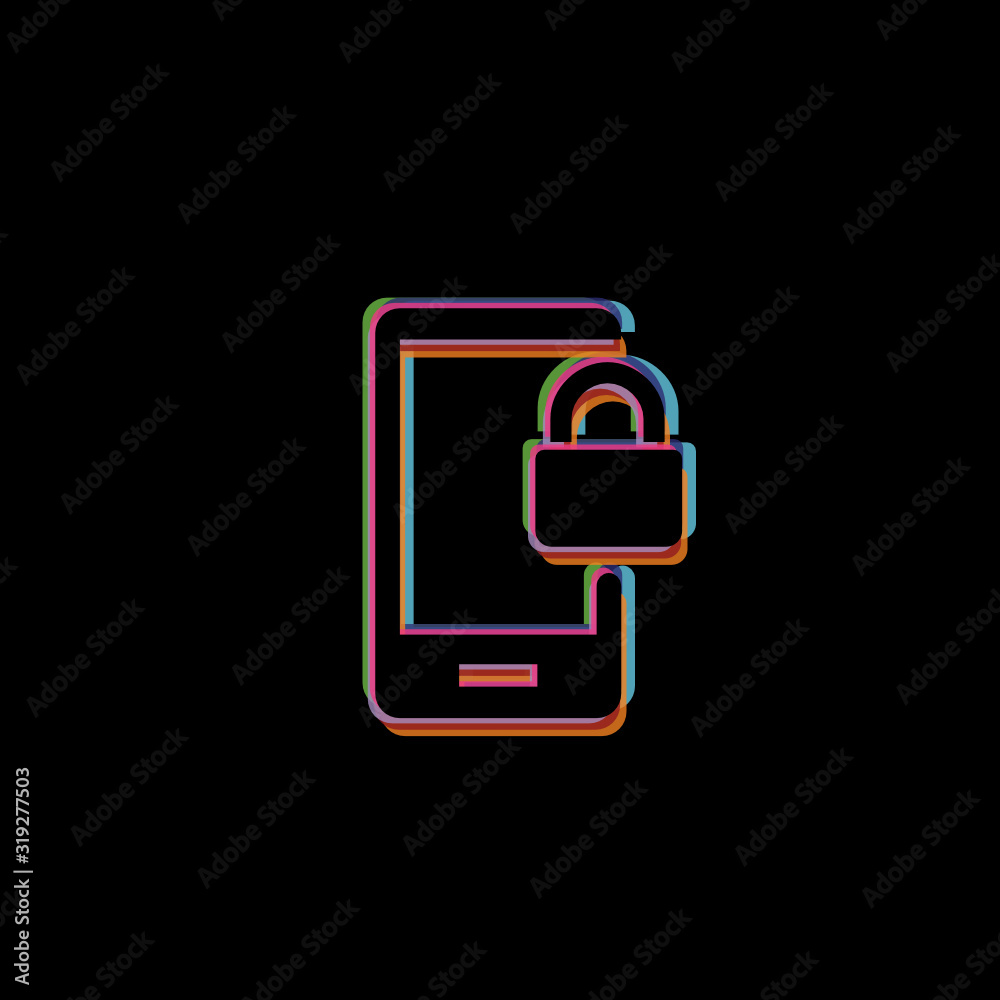 Locked Mobile - App Icon Locked Mobile - App Icon