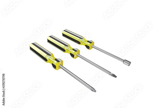 Screwdrivers and Nut Driver