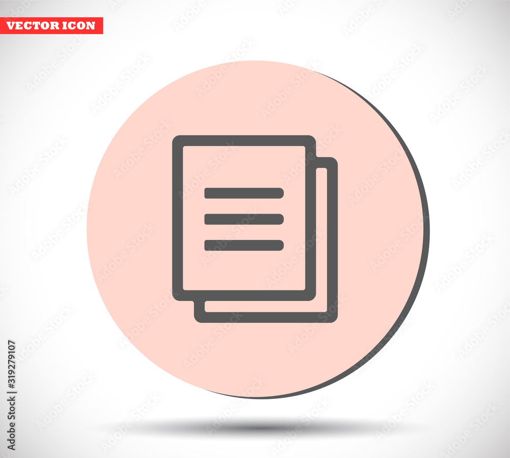 Files vector icon , lorem ipsum Flat design Files vector icon , lorem ipsum Flat design