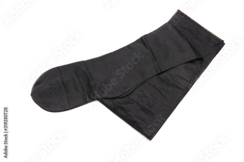 Tableau sur toile new black tights on white background