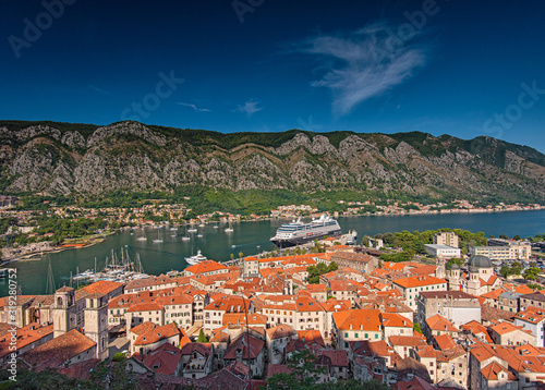 View on Kotor Bay with the ...
