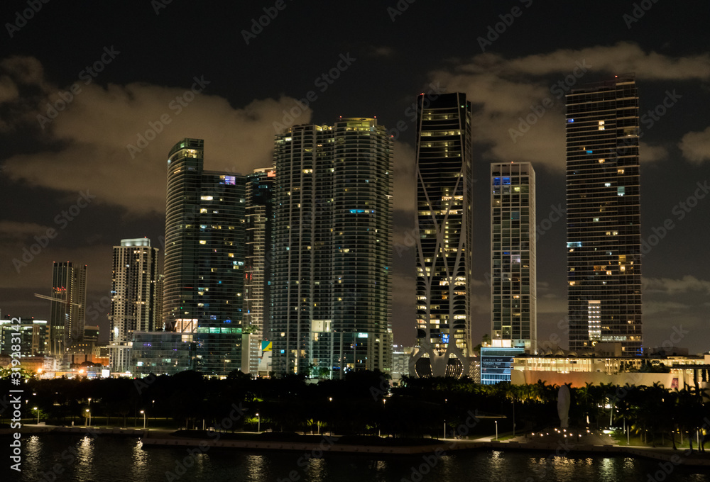Night Miami, USA, Florida