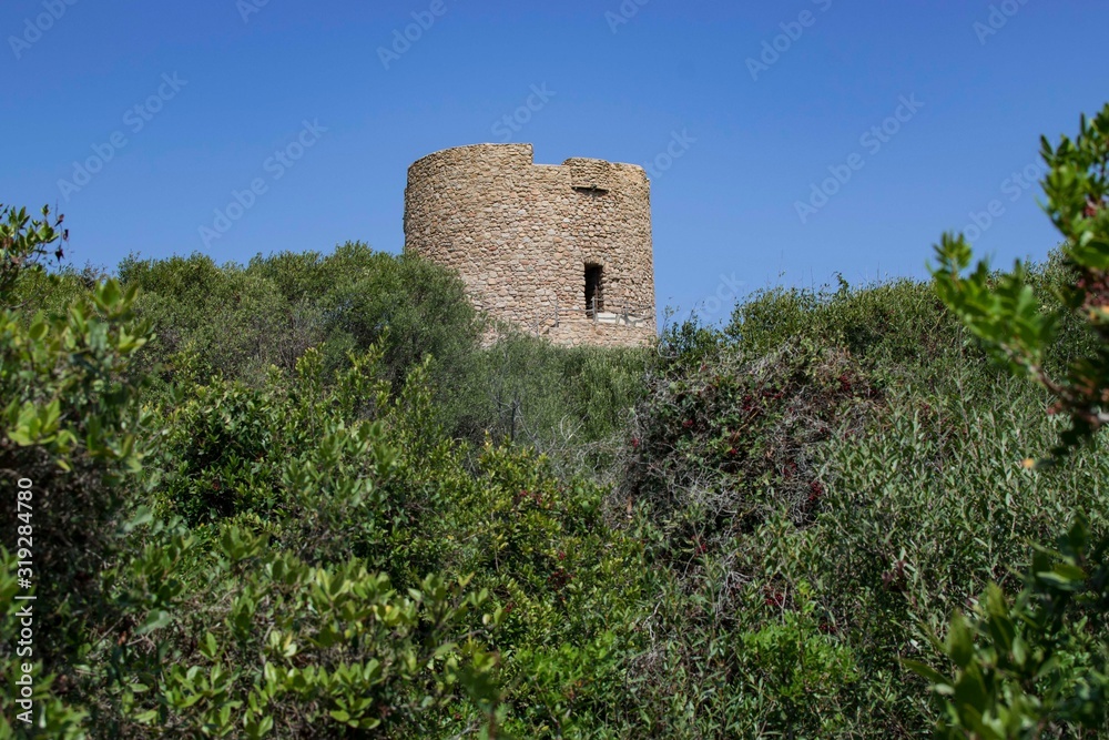 Tower of Vignola in Sardinia