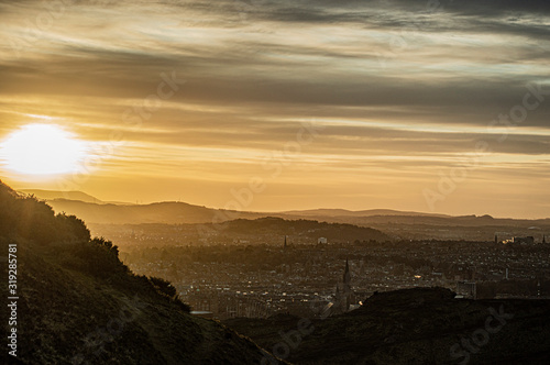 Edinburgh sunset